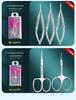 Swan Scissors: Ukrainian Stainless Steel Cuticle Nippers for Removing Hangnails & Dead Skin