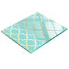 Multifunctional Decorative Kitchen Board with Hardened Arabic Pattern 60x52 Cm