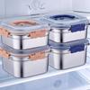Leakproof Freshness-Keeping Box Stainless Steel Lunch Box Salad Food Container  Picnic