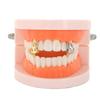 2024 Halloween Euro-American Hip-Hop Grillz: Smooth Flame Tooth Jewelry.