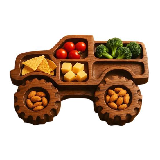 

Деревянный сервировочный поднос Yousheng, поднос для закусок в виде транспортного средства, поднос для печенья, для холодных закусок, сыров, фруктов, орехов, веселый поднос для вечеринок Small A