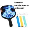Pickleball Paddles Fiberglass Pickleball Paddles Lightweight Pickleball Rackets with Sweat-Absorbent Handle for All Levels