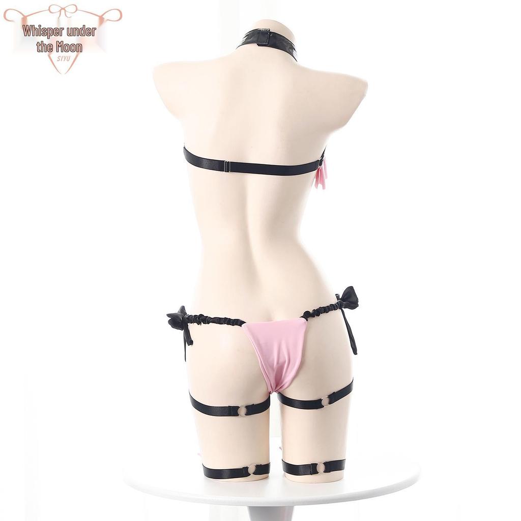 Moonlight Whispers: Heart Cat Maid Cosplay Lingerie