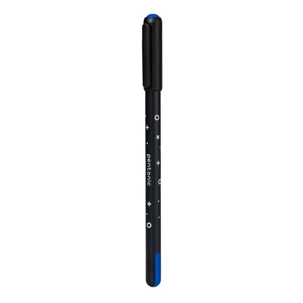 Pentonic Cipher 0.7mm Blue Ink Ball Pen Smooth Writing for Office School Home Use Low Viscosity Ink Pack of 1 X 10PCS