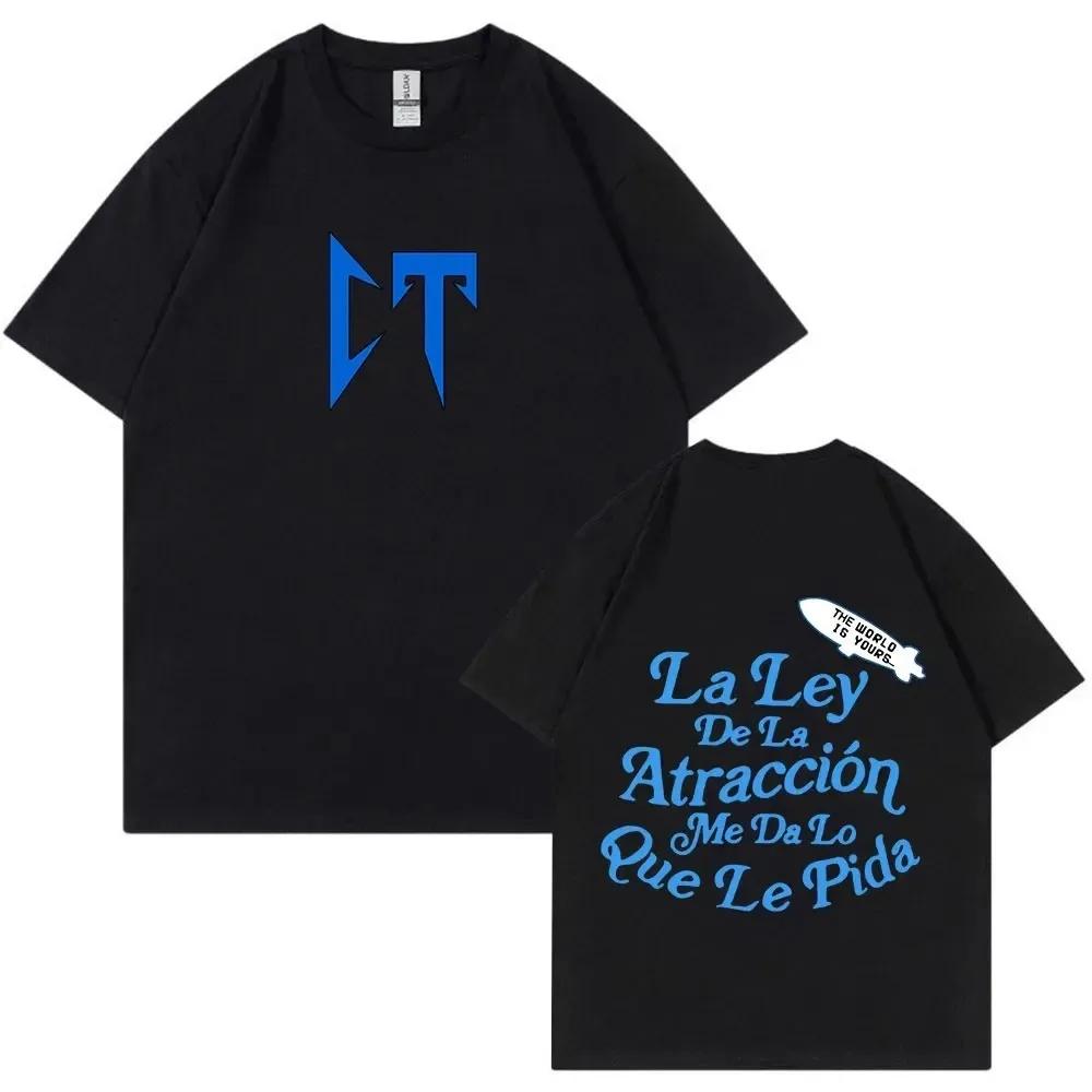 Natanael Cano Nata Montana T Shirts Corridos Tumbados Short Sleeve T Shirt Men Women Fashion Hip Hop Cotton Oversized T-shirt
