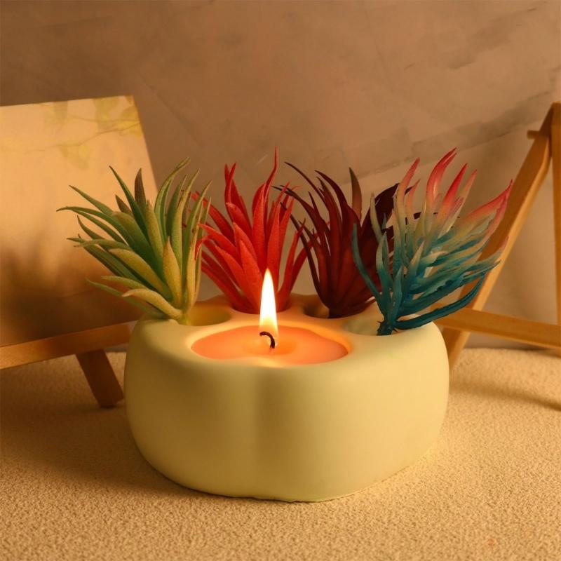 Strapazierfähige Silikonform Handgemachte Zement-Blumentopf-Formen Hübsche Katzenpfoten-Becken-Designs Pflanzgefäßform für DIY-Liebhaber