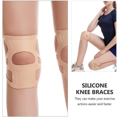 1 pár silikonových chráničů kolen Patellar kolenní ortéza pro sport Fitness Basketbal Badminton pro meniskus Natržení kolena Úleva od bolesti
