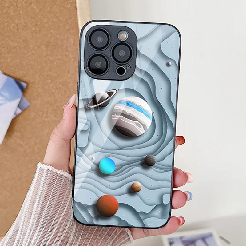 Husă de telefon pentru Samsung A53 A54 A52 5G A33 A32 A34 A51 Ultra S23 Plus S20 S21 FE A22 A25 pentru iPhone 14 15 16 Pro 13 14 Pro Max Huse din sticlă temperată