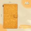 Vintage Embossed Lace Strap Notebook A6 Morandi Portable Journal Travel Book Diary Stationery School Supplies