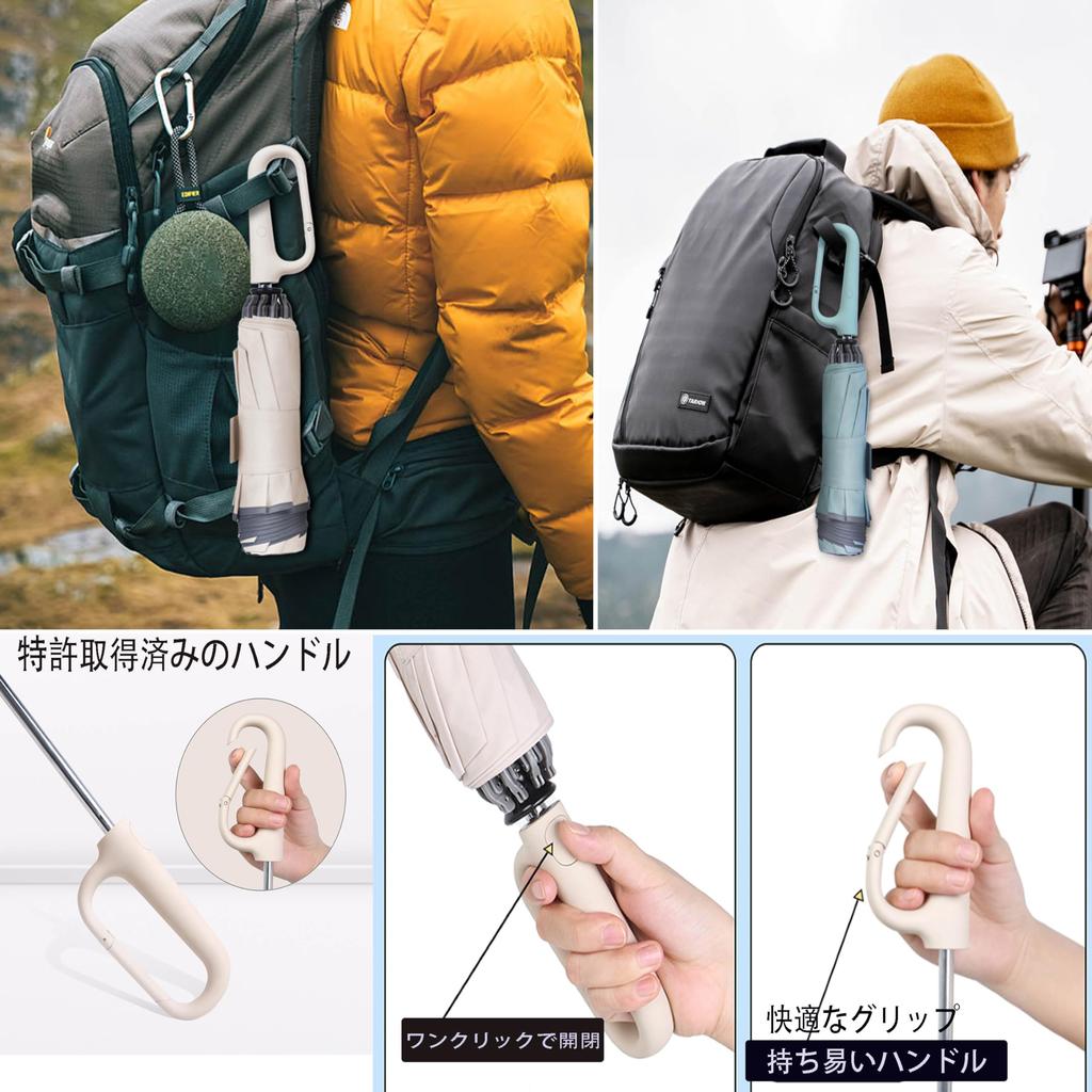 Aiyoupin New Reverse Folding Umbrella for Automatic Folding Reinforced 10 310T Aluminum Super Suitable for Sun and Portable Reverse Folding Umbrella