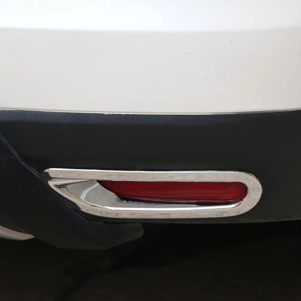 For Nissan X-Trail Xtrail T32 2014 - 2016 Rear Fog Light Frame Trim Back Foglight Lamp Stickers Decoration Cover Accessories