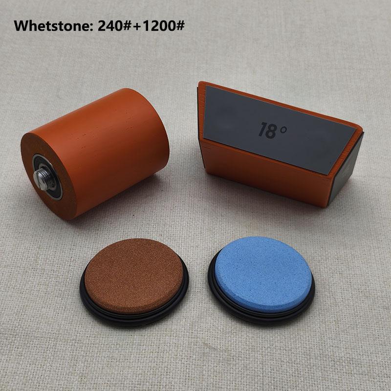 Rolling Knife Sharpener For Straight Edge Knife Sharpener Kit Four Angle Degree Magnetic Angle For Kitchen Knives Whetstone Set