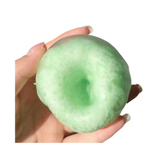 Slow-Rising Coconut Oil Squeeze Toy Moldable TPR Fidget with Realistic Texture Portable Stress Reliever for Kids Adults Decompression Gift