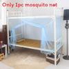 Dorm Room Mosquito Net With Single Door For Student Beds Polyester Fabric No Frame