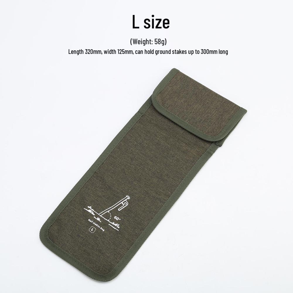 

Уличные ветрозащитные утолщенные колышки для палатки с сумкой для хранения - Большие железные грунтовые вставки для кемпинга