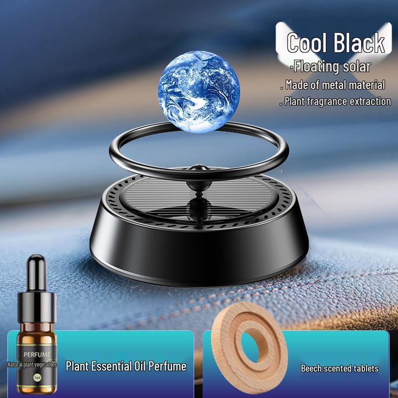 

Солнечный автомобильный парфюм: 2023 Плавающий освежитель воздуха и украшение для центральной консоли.