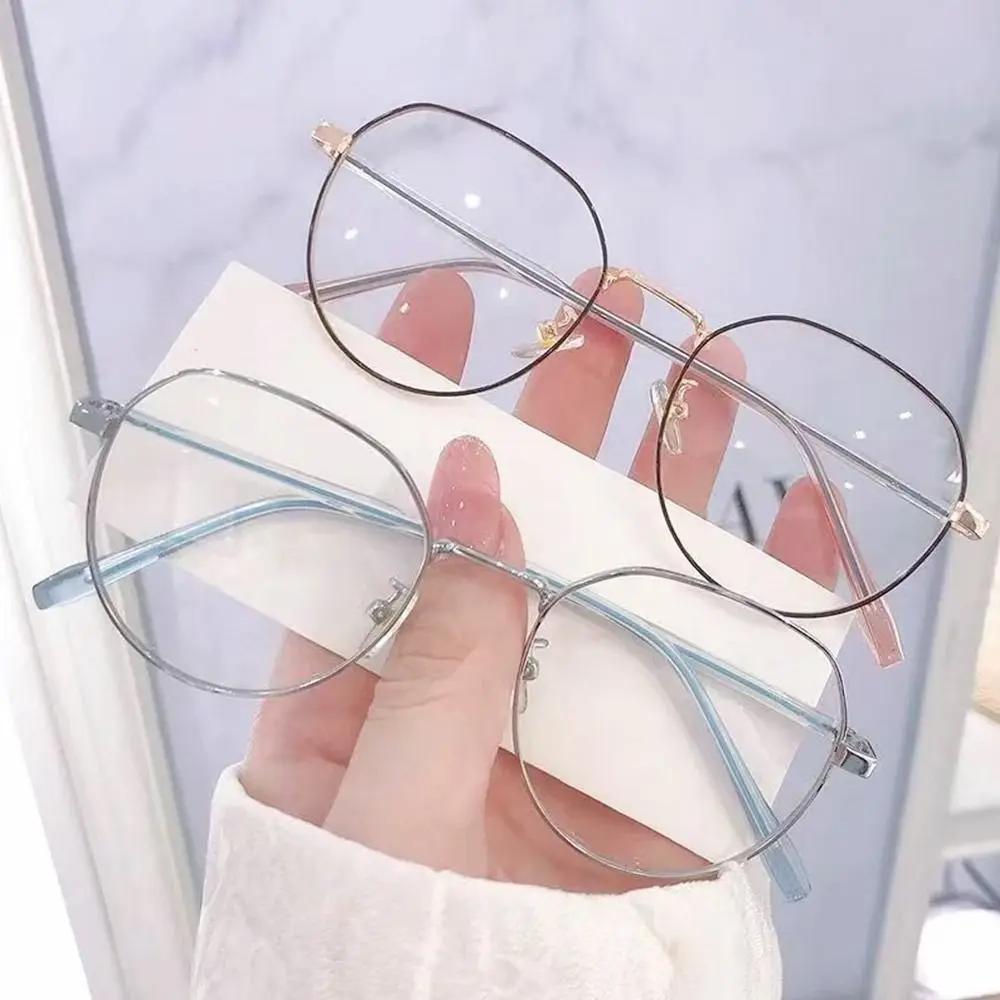 Fashion Durable Eye Protection Ultra Light Frame Oversized Eyeglasses Computer Goggles Anti-Blue Light Glasses