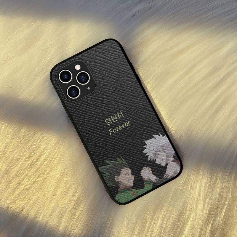HUNTER X HUNTER Killua Zoldyck Anime Phone Case Hard Leather Case for iPhone 11 12 13 Mini Pro Max 8 7 Plus SE 2020 X XR XS