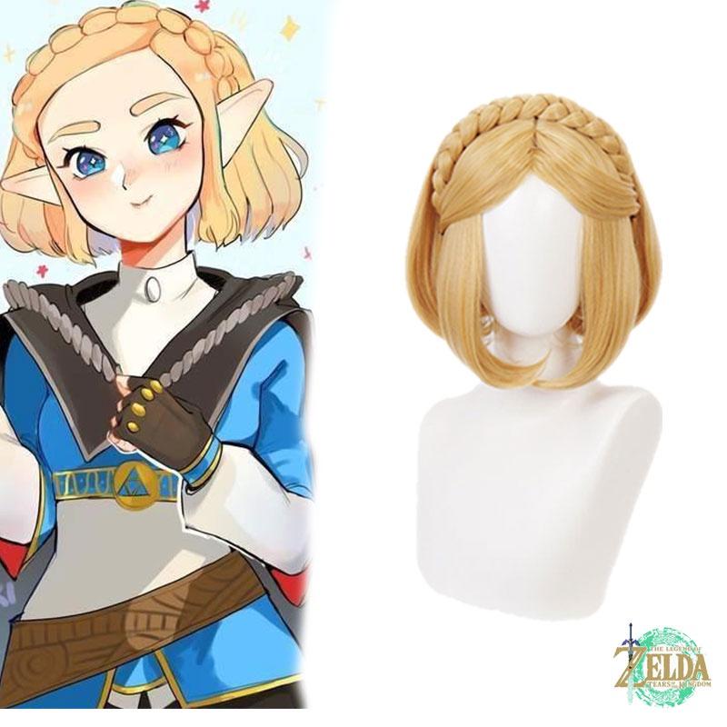 Wild And Adventurous Princess Zelda Short Wig For Cosplay Perfect For Any Skin Tone And Face Shape
