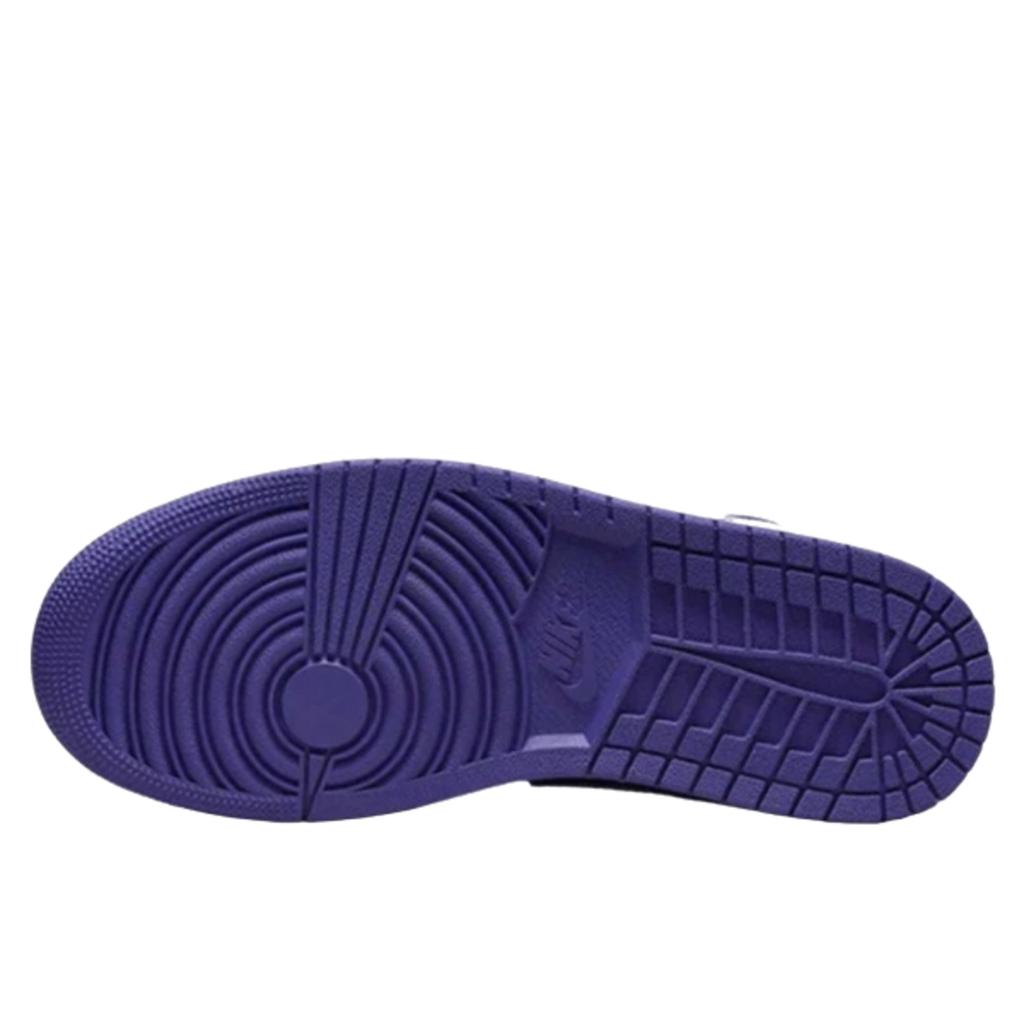 Air Jordan 1 Mid Purple Black