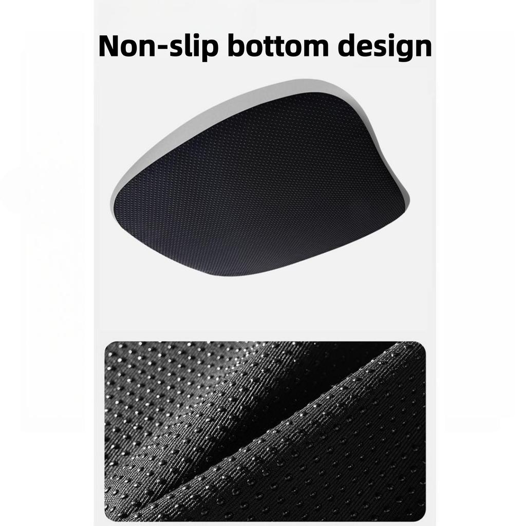 Memory Foam Seat Cushion - Ergonomic Long Sitting Support Portable Chair Mat for Office, Car, and Home Use