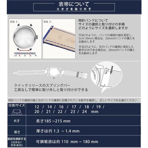 BINLUN Leather Watch Band, Quick Release, Replacement Strap for Men and Women, Crocodile Leather Pattern, Smartwatch Strap (22mm, Gray)