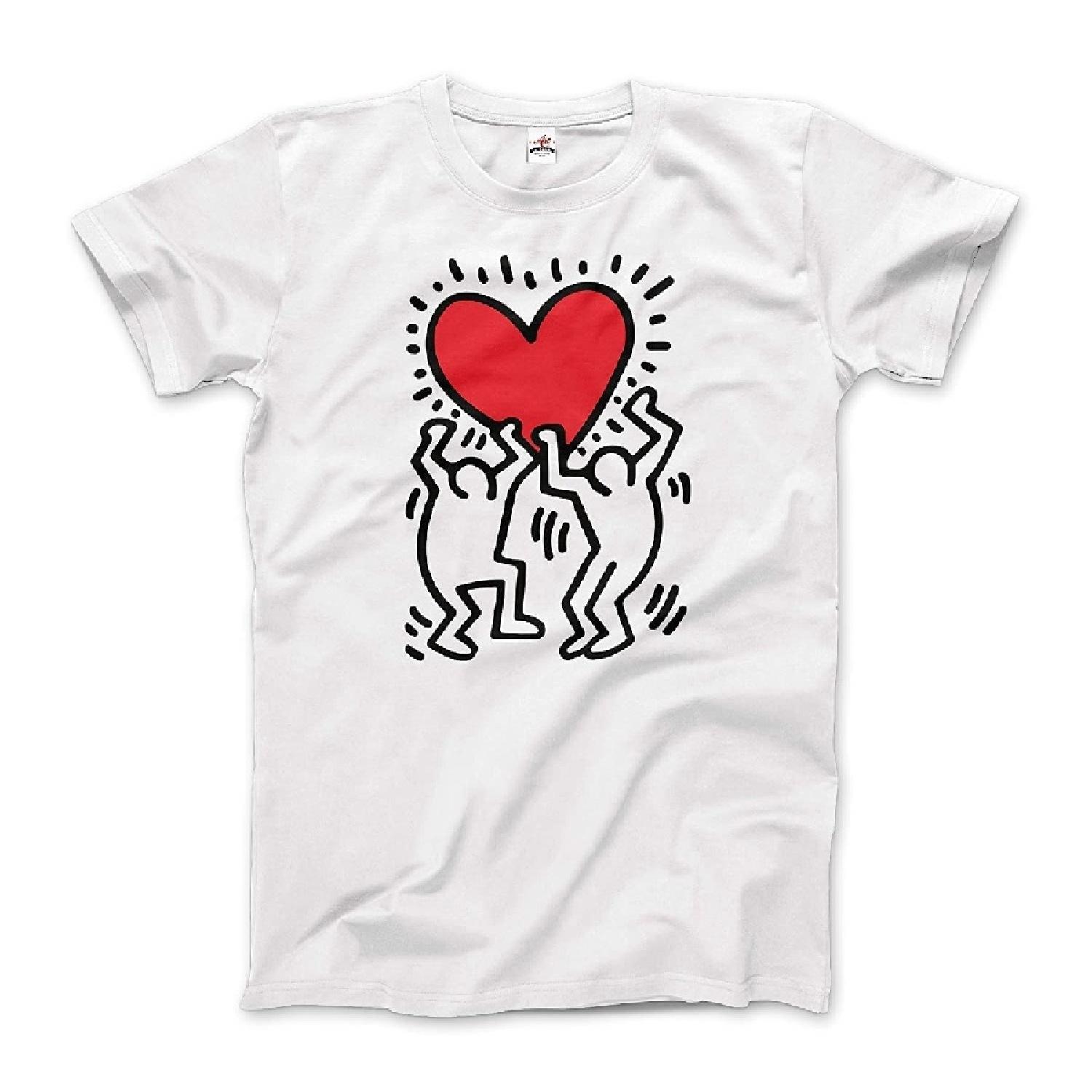 Men Holding Heart, Street Art T-Shirt, Streetart Grafitti (Adults, Kids, Short & Long Sleeve) S