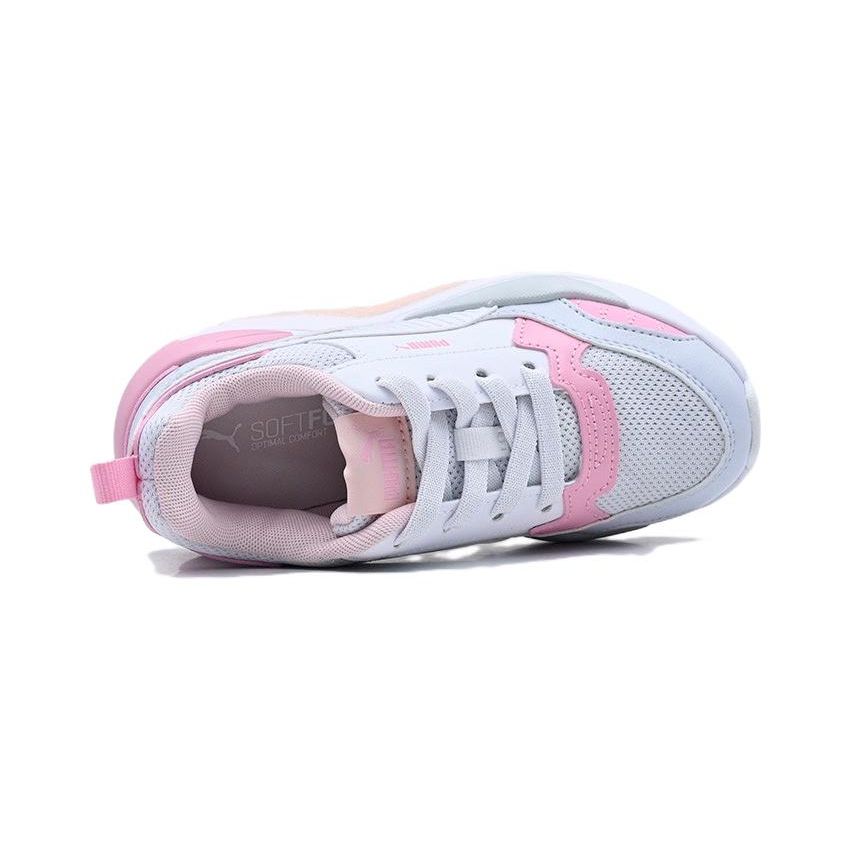 Puma X-Ray 2 Square Low-Top Casual Sneakers Kids Sneakers White Gray Pink 374192-20