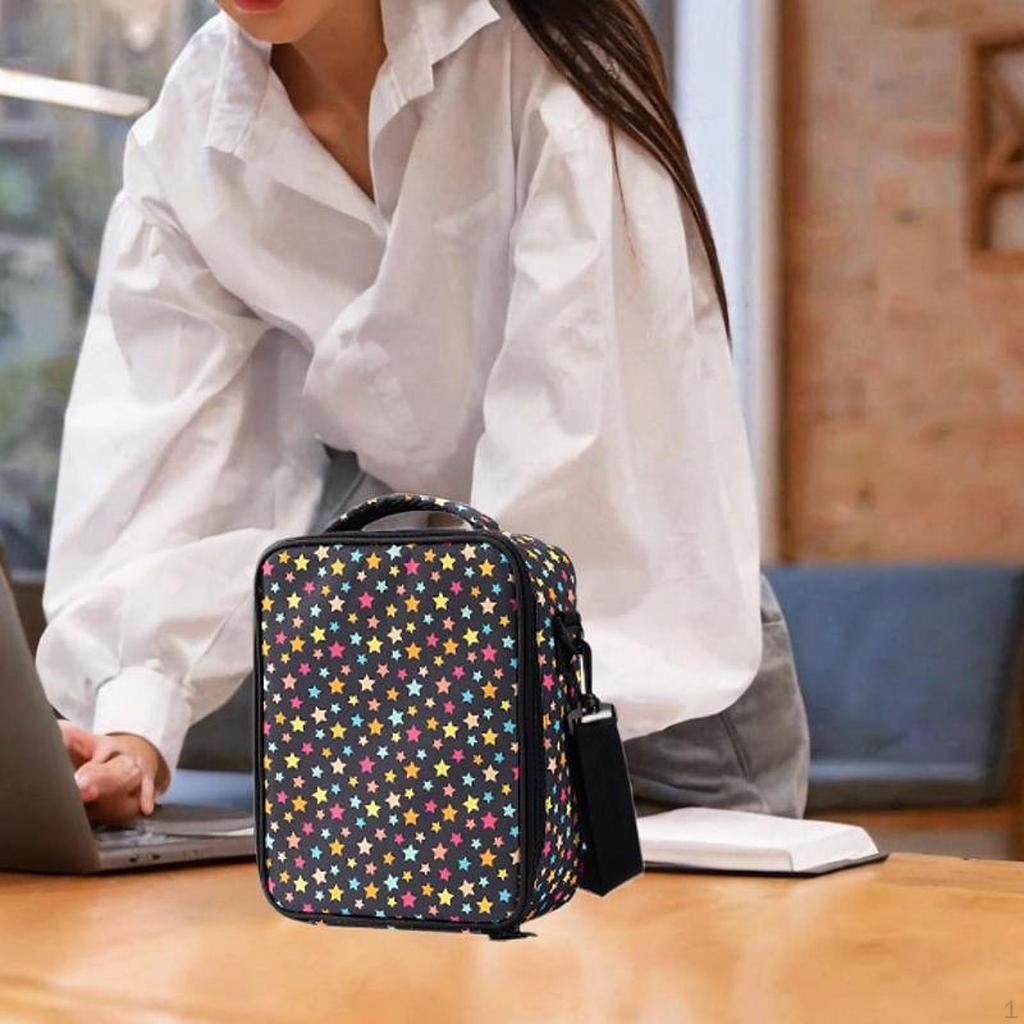 Insulated Lunch Box Food Container Organizer Reusable Portable Cold Thermal Bag Handbag for