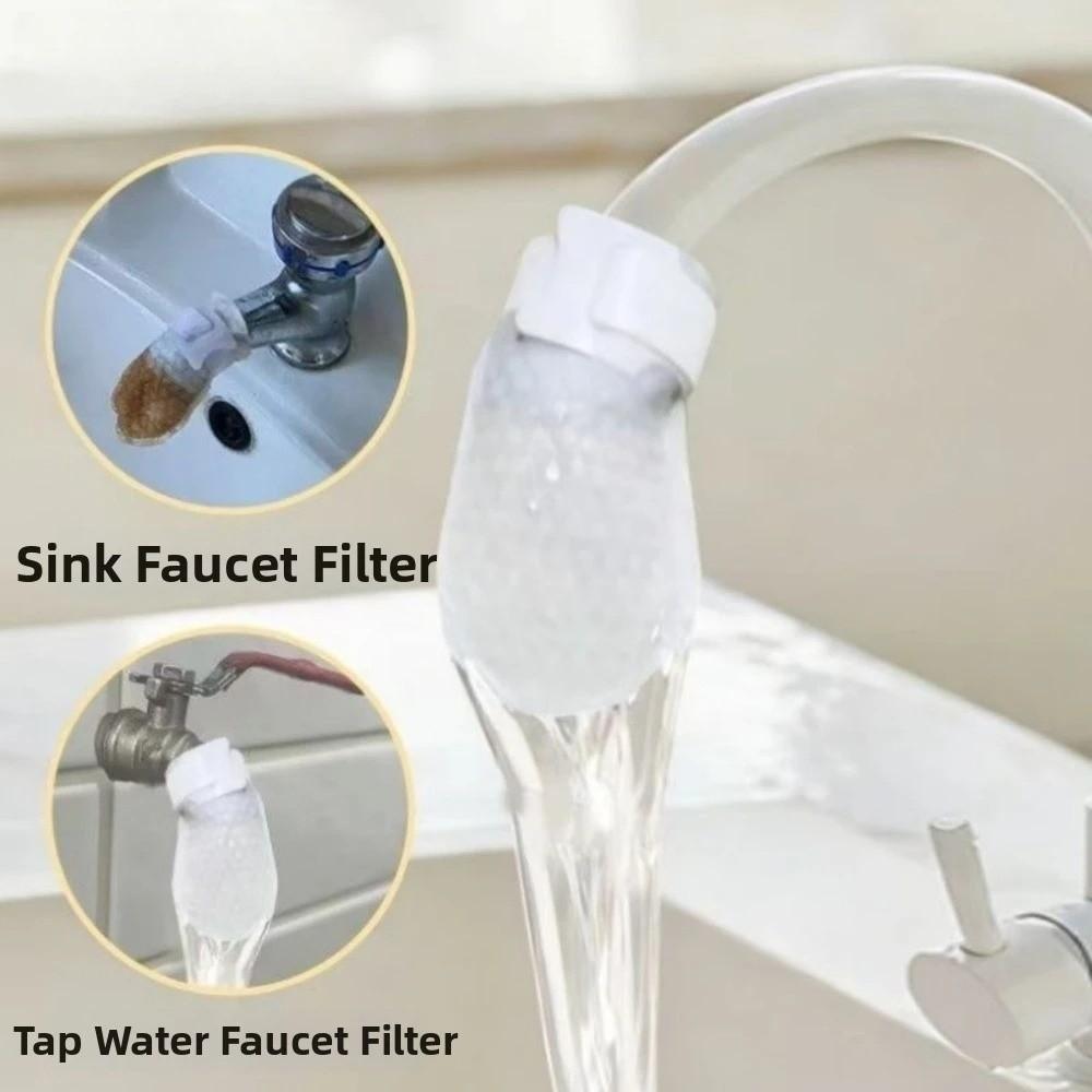 20/50Pcs Anti-splash Faucet Filter Cotton High-density Non-woven Tap Water Filter Bag Bathroom Use