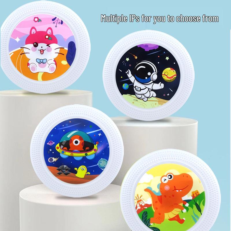 Kids' Light-Up Soft PU Rubber Frisbee: Outdoor Flying Disc & Sensory Training Toy