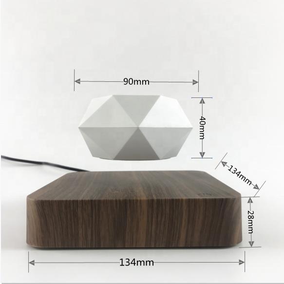 Rotatable Levitating Plant Levitating Plant Pot with Desktop Ornament Plantable Floating Plant Pot