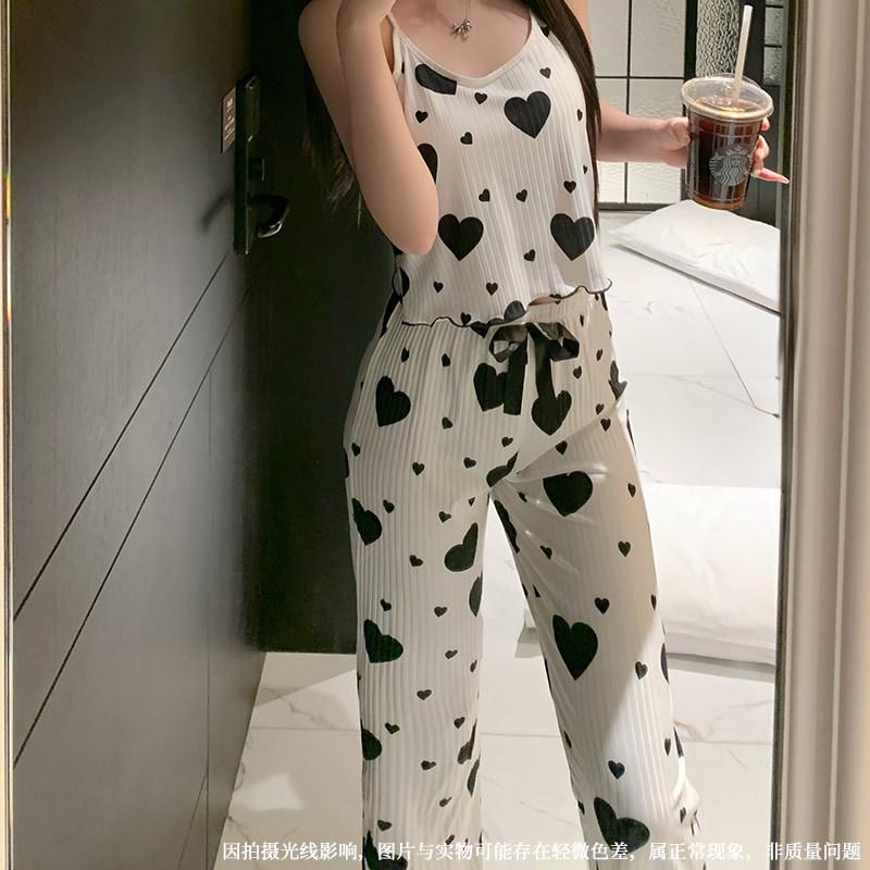 

New European and American pit strip love sling vest women can wear trousers cover s【 40-52.5kg 】