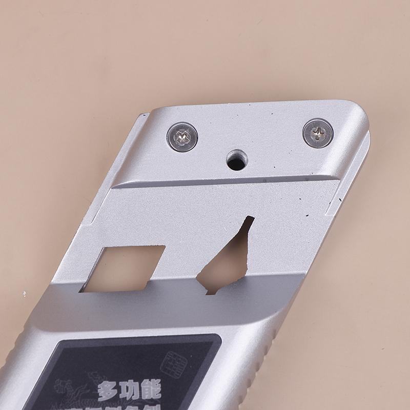 Gypsum Board V-Shaped Chamfer Bevel Double Groove 45 Degree Trimming Tool Board Planer Manual Gypsum Right Angle Tool Woodworkin