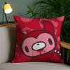 Cartoon G-Gloomys Bear Cushion Cover Soft Short Plush Double-Sided Printing Home Decor Machine Washable Pillow Case Gift