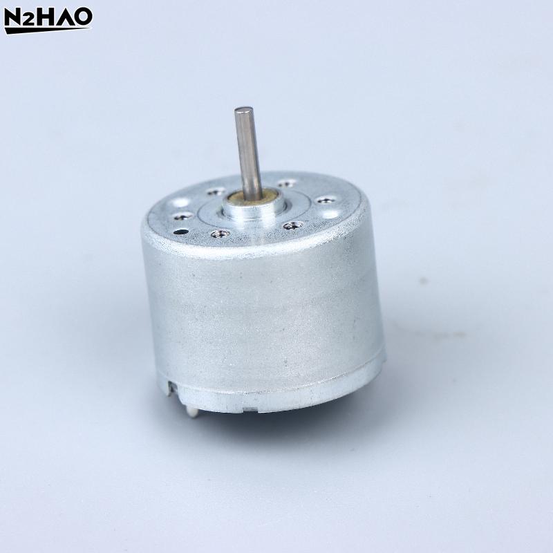 1Pcs Micro Mute Round Spindle Motor DC 6V 12V 15V 18V 24V 9300RPM RC320SH RF-320CH 24mm Electric Motor DIY Hobby Toy Sweeper