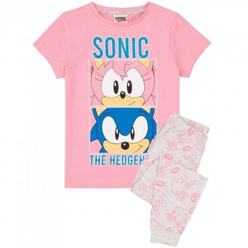 Sonic The Hedgehog Girls Pajamas Set