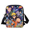 Cartoon Adjustable Straps NARUTO Shoulder Bags Light Weight Crossbody Bags For Boys & Girls Age 6-10, Secure Zipper Closure.