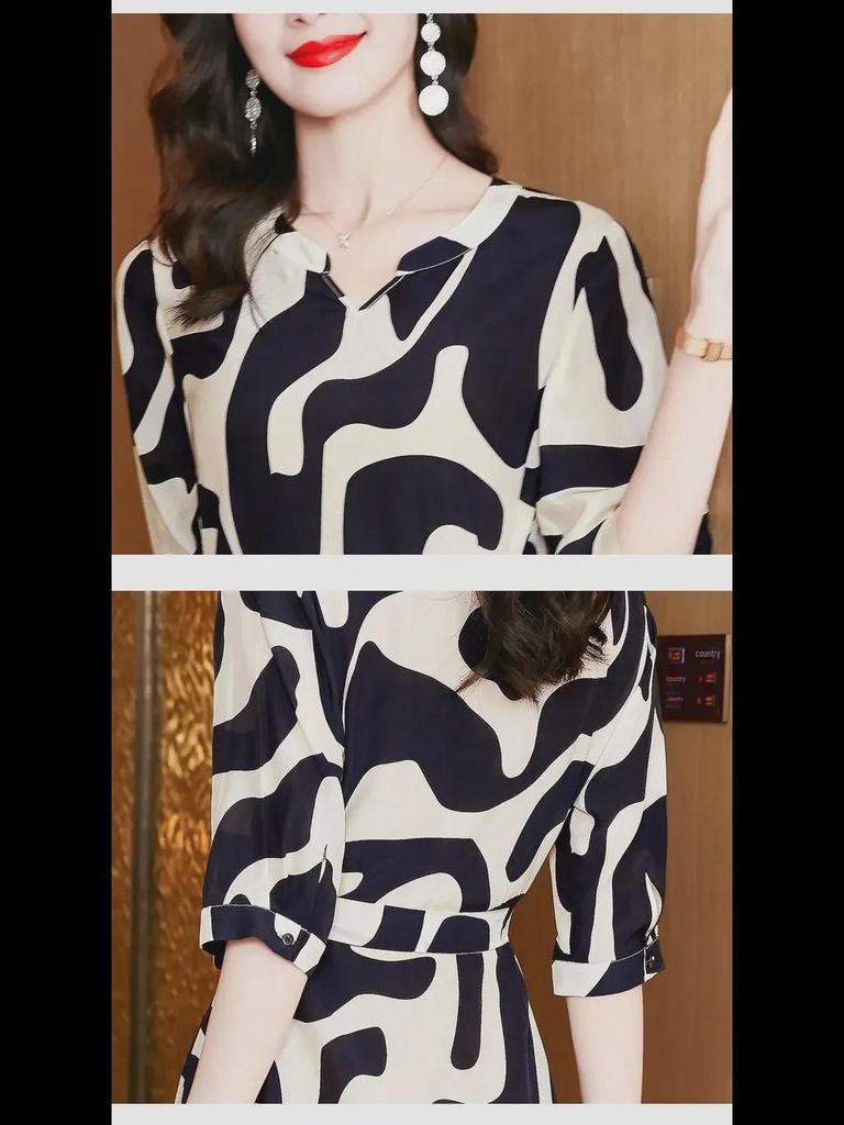 Καλοκαιρινό γαλλικό φόρεμα με μοντέρνο στυλ 2024: Κομψή γυναικεία μόδα