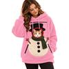 Unisex Long Sleeve Pet Dog Pocket Sweatshirt Hoodie, Loose Casual Warm Pullover