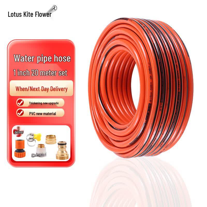 Durable PVC High-Pressure Water Hose with Connectors
