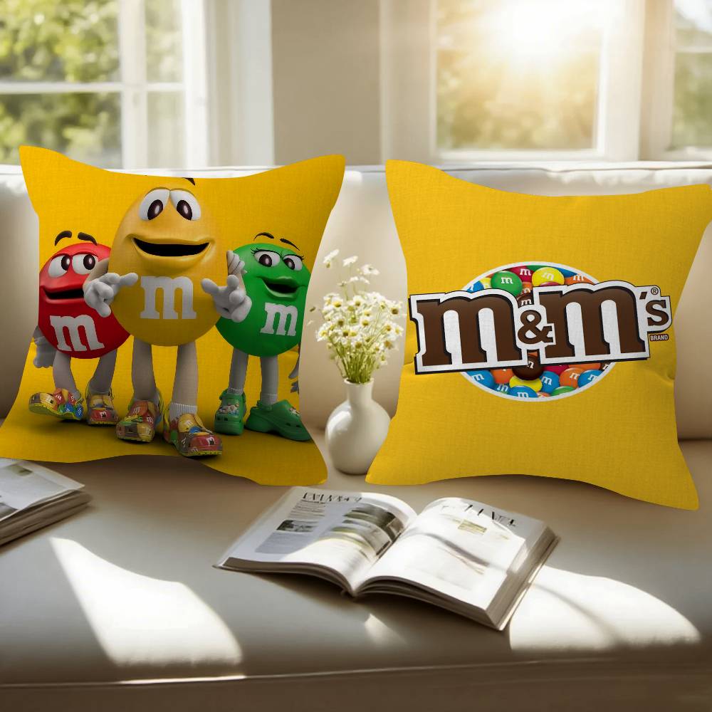 MMs Chocolate Candy Meme   pillow cover sofa cushion cover home room decoration children gift