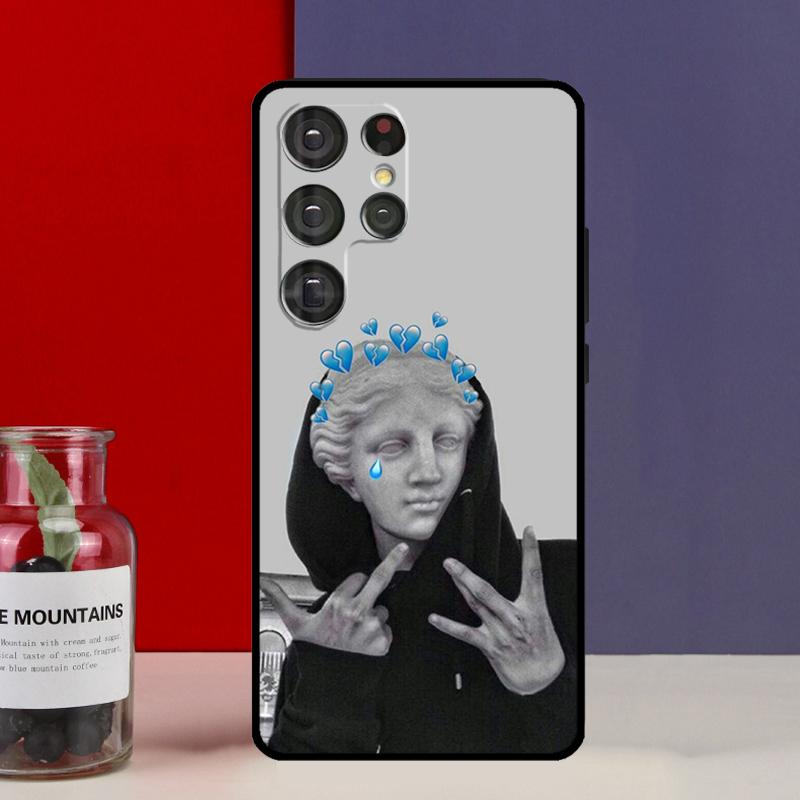 Famous Aesthetic Statue Funda Case For Samsung Galaxy S25 Ultra S9 S10 S20 S22 Plus S21 FE S23 S24 Ultra Phone Cover