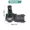 X AUTOHAUX MAP Sensor 22422785 21097978 23886330 Intake Air Temperature and Boost Pressure Sensor Replacement for Volvo Trucks D11 and D13