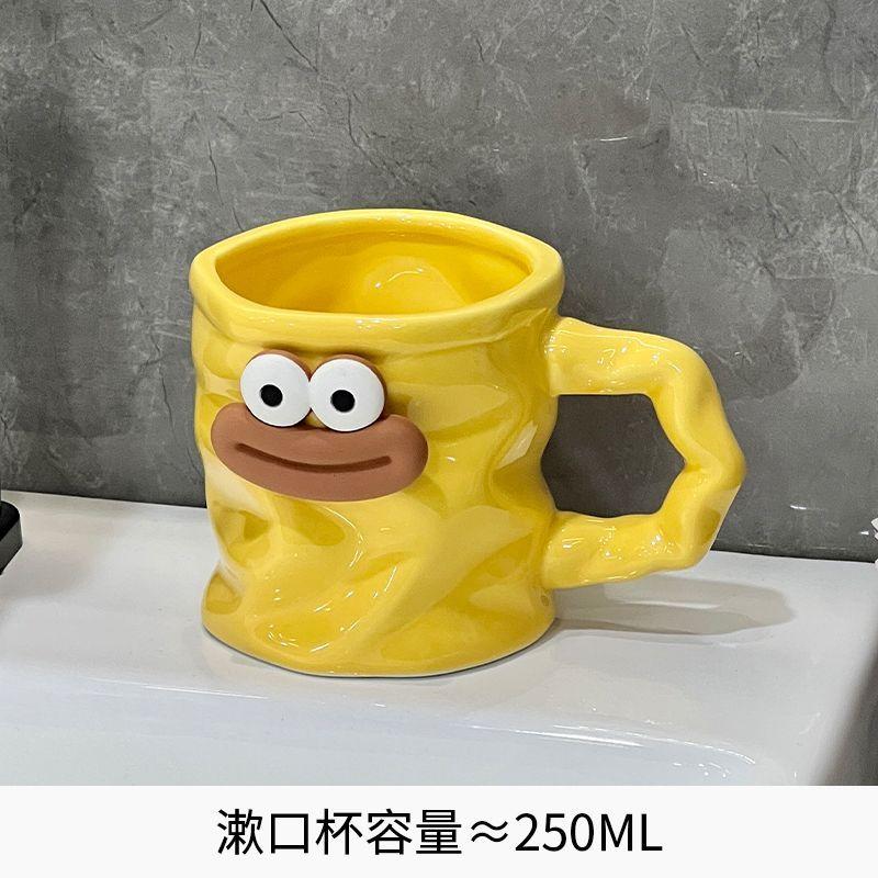 

Creative Pleated Ceramic Press Lotion Bottle Mouthwash Mug Hotel Toilet Shampoo Bottle Soap Dispenser Bathroom Accessories