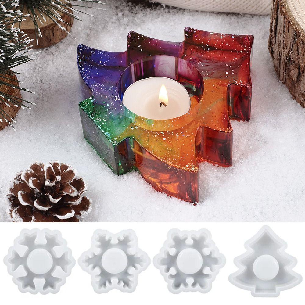 

Форма для подсвечника для рождественской елки, форма для подсвечника из эпоксидной смолы, домашний декор