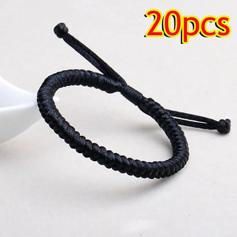 Red Rope Braided Bracelet Lucky Men Women Thread Black Bracelets Bangles Handmade Wristband Jewelry Friendship Couple Lover Gift