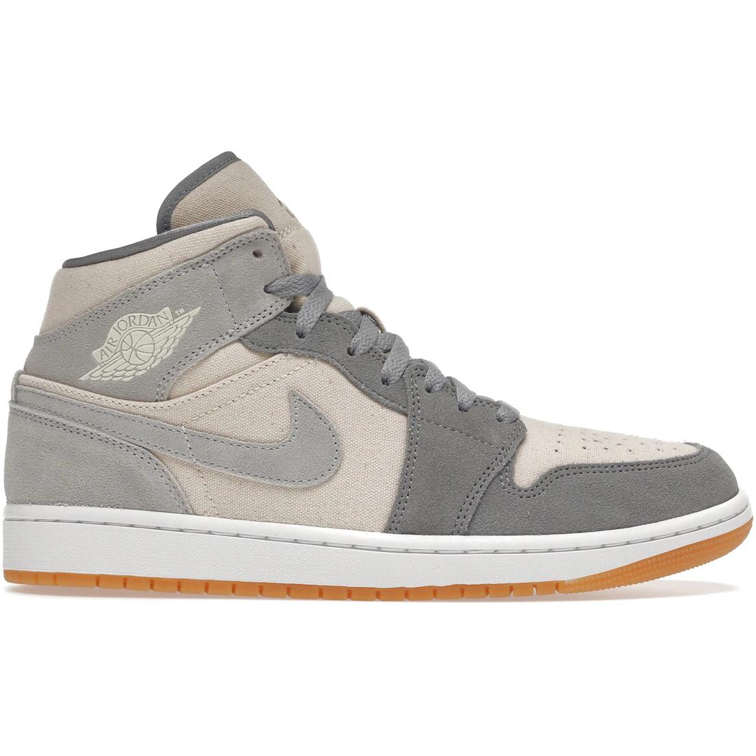 

Кроссовки Jordan 1 Mid SE Кокосовое молоко Серый партикл(ДН4281-100) 44