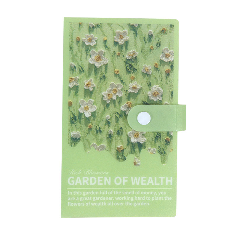 

Portable Money Saving Challenge Book Floral Printing Cash Organizer Budget Binder Planner Album With Cash Envelopes For Personal Finance Management One Size зелений