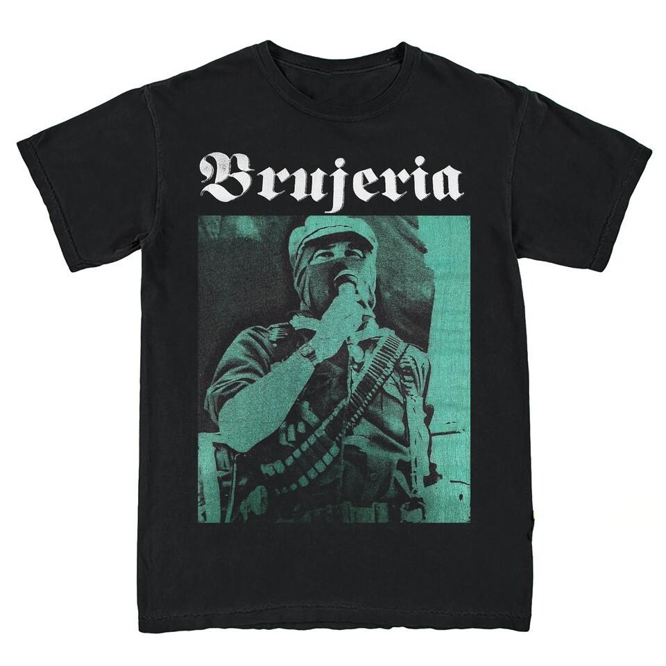 Vtg Brujeria Band Short Sleeve Heavy Cotton Black All Size Unisex Shirt MLK21 XL